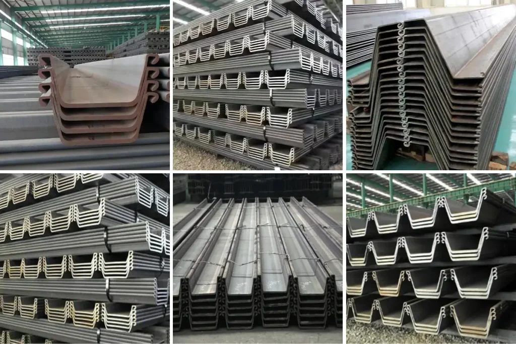 SM 400A SS490B U-Shaped Steel Sheet Pile